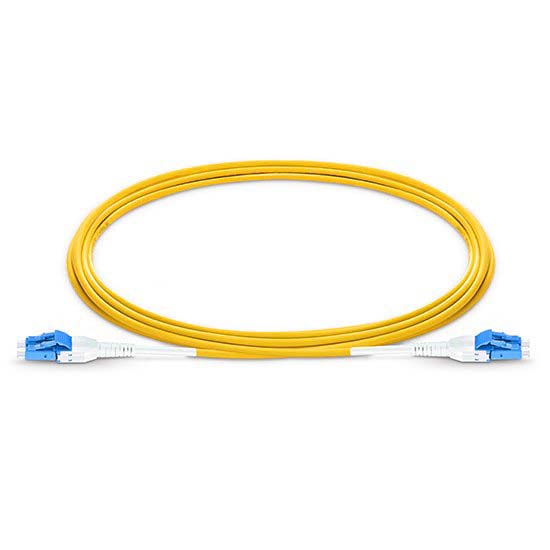 LC Uniboot  to LC Uniboot Duplex 2.0mm OS2 Singlemode Uniboot BIF Fiber Patch Cable, PVC LSZH (OFNR)