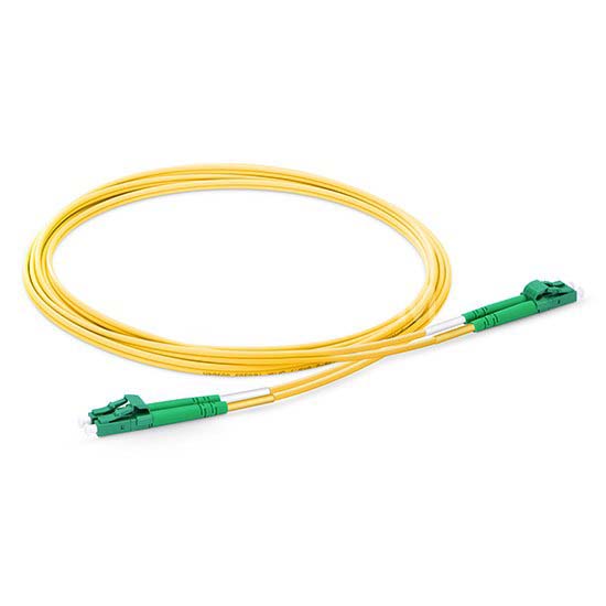 LC APC to LC APC Duplex 2.0mm PVC (OFNR) 9/125 Single Mode Fiber Patch Cable