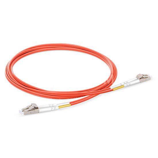 LC UPC to LC UPC Duplex 2.0mm PVC (OFNR) OM2 Multimode Fiber Optic Patch Cable